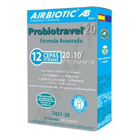 Comprar online PROBIOTRAVEL  30 CAP AIRBIOTIC - Farmacia Coliseum