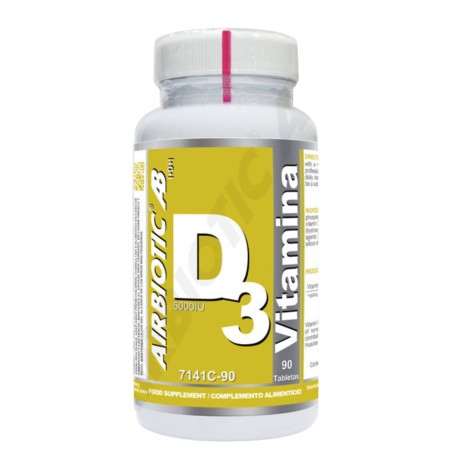 Comprar online VITAMINA D3 AB 5000UI COLECALCIFEROL 90 CAP AIRBIOTIC