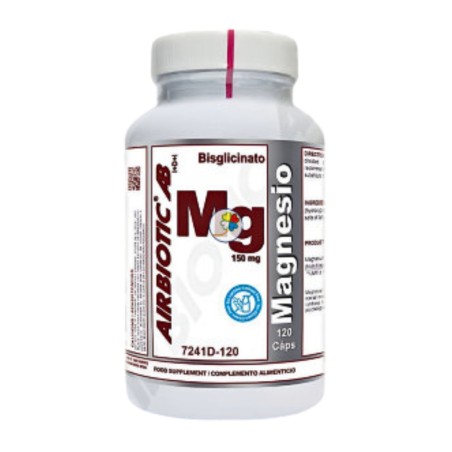 Comprar MAGNESIO BISGLICINATO AB 150 MG 120 CAP AIRBIOTIC - Coliseum