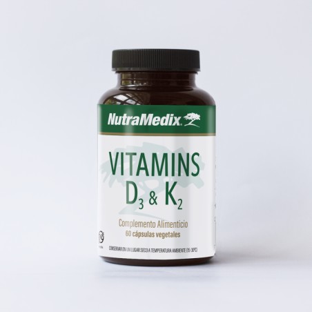 Comprar VITAMINA D3 K2 60 CAP NUTRAMEDIX online - Farmacia Coliseum