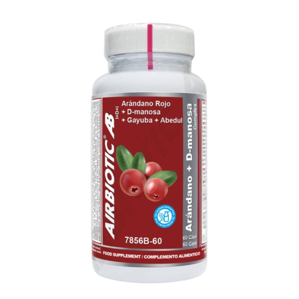 Comprar ARANDANO ROJO + D-MANOSA COMPLEX 60 CAP AIRBIOTIC - Coliseum