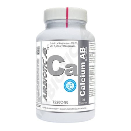 Comprar CALCIO AB COMPLEX 90 TAB AIRBIOTIC online - Farmacia Coliseum
