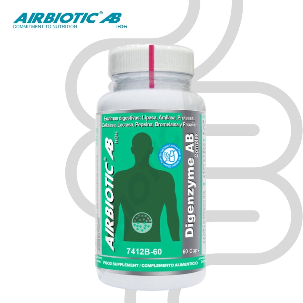 Comprar DIGENZYME AB COMPLEX 60 CAP AIRBIOTIC - Farmacia Coliseum