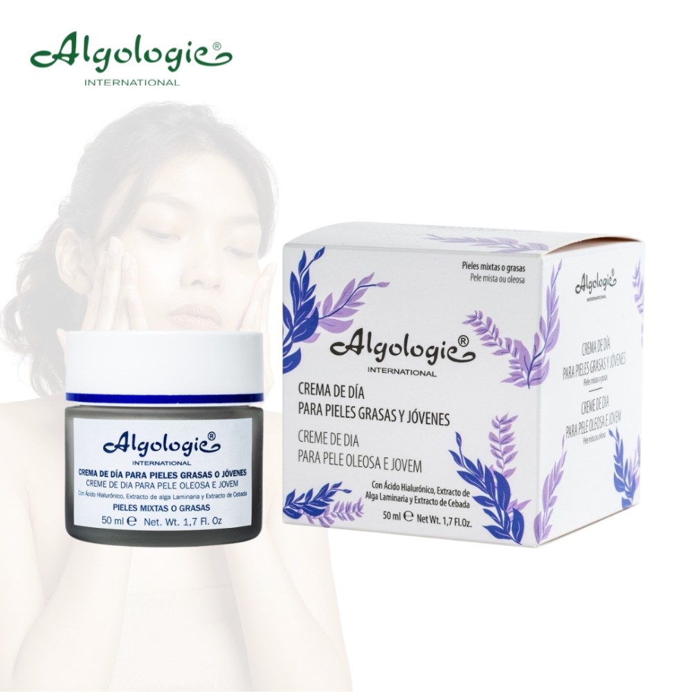 Comprar CREMA DIA PIELES JOVENES O GRASAS 50 ML ALGOLOGIE online - Farmacia Coliseum