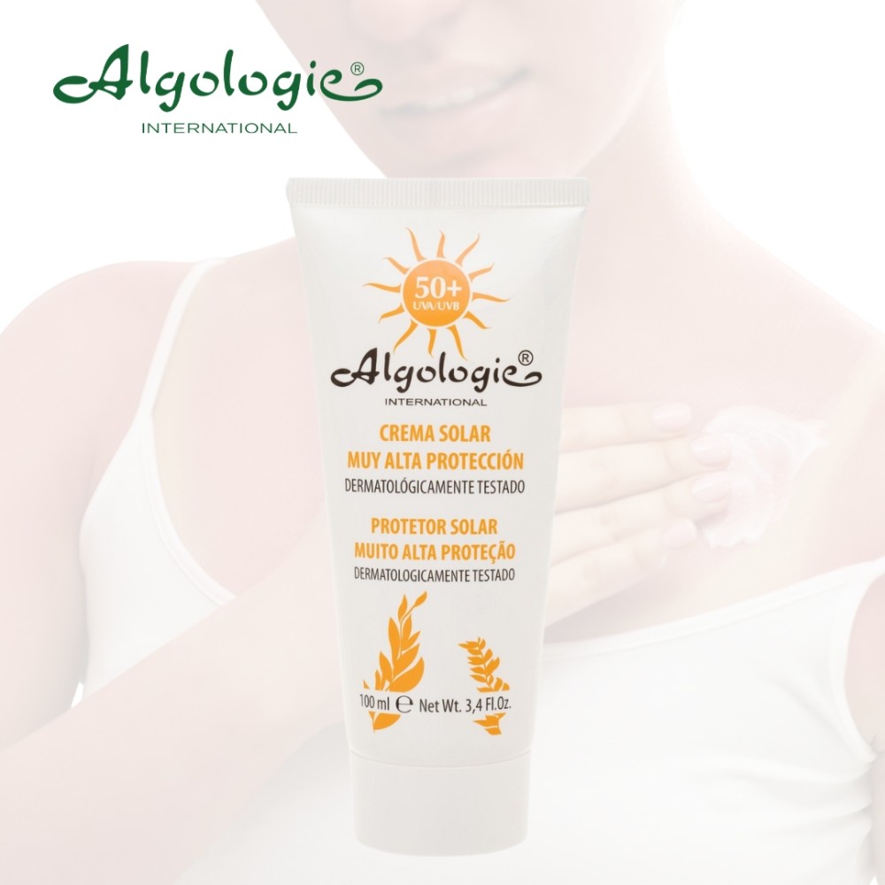 Comprar CREMA SOLAR FACTOR 50+ 100 ML ALGOLOGIE online - Coliseum
