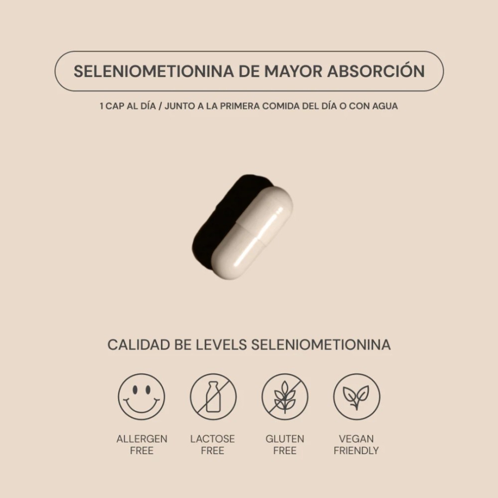 Comprar SELENIUM 60 CAP BELEVELS online - Farmacia Coliseum