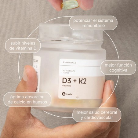 Comprar VITAMINA D3 K2 60 CAP BELEVELS online - Farmacia Coliseum