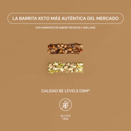 BARRITA PROTEICA VEGANA PISTACHO CAJA 8 UNIDADES BELEVELS - Coliseum