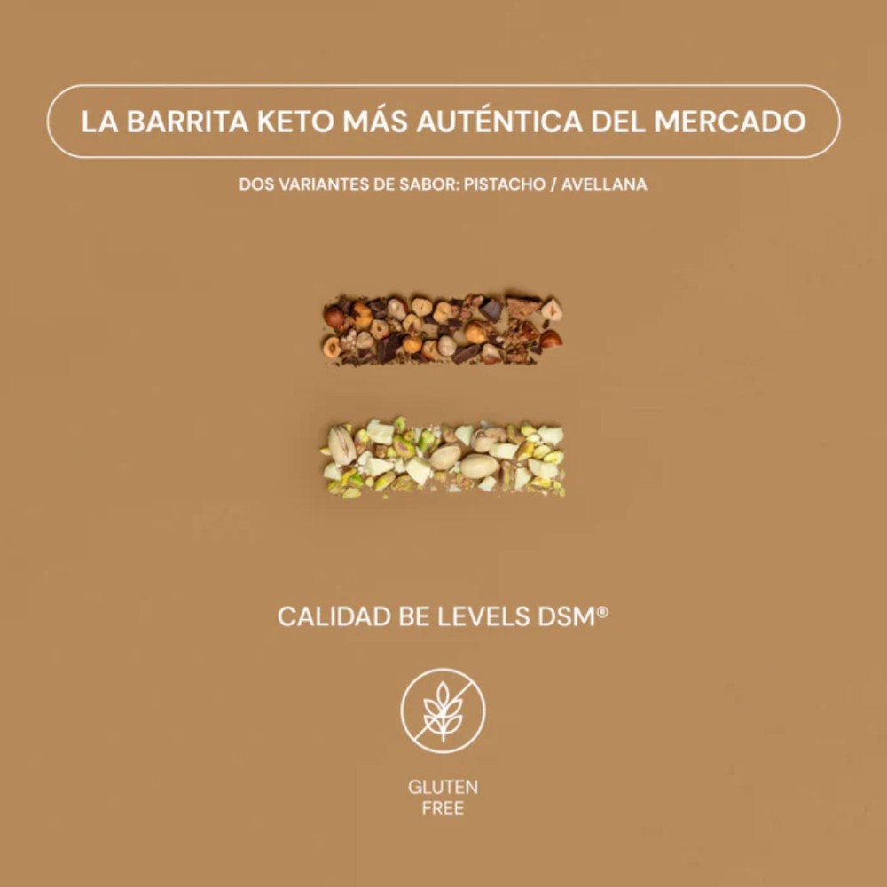 BARRITA PROTEICA VEGANA AVELLANA CAJA 8 UNIDADES BELEVELS - Coliseum