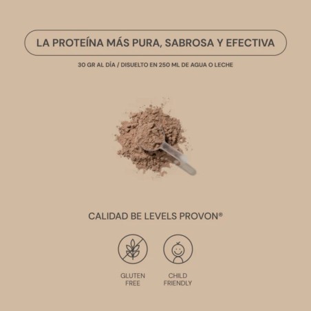 Comprar PROTEINA ISOLADA CHOCOLATE NEGRO 750 GR BELEVELS - Coliseum
