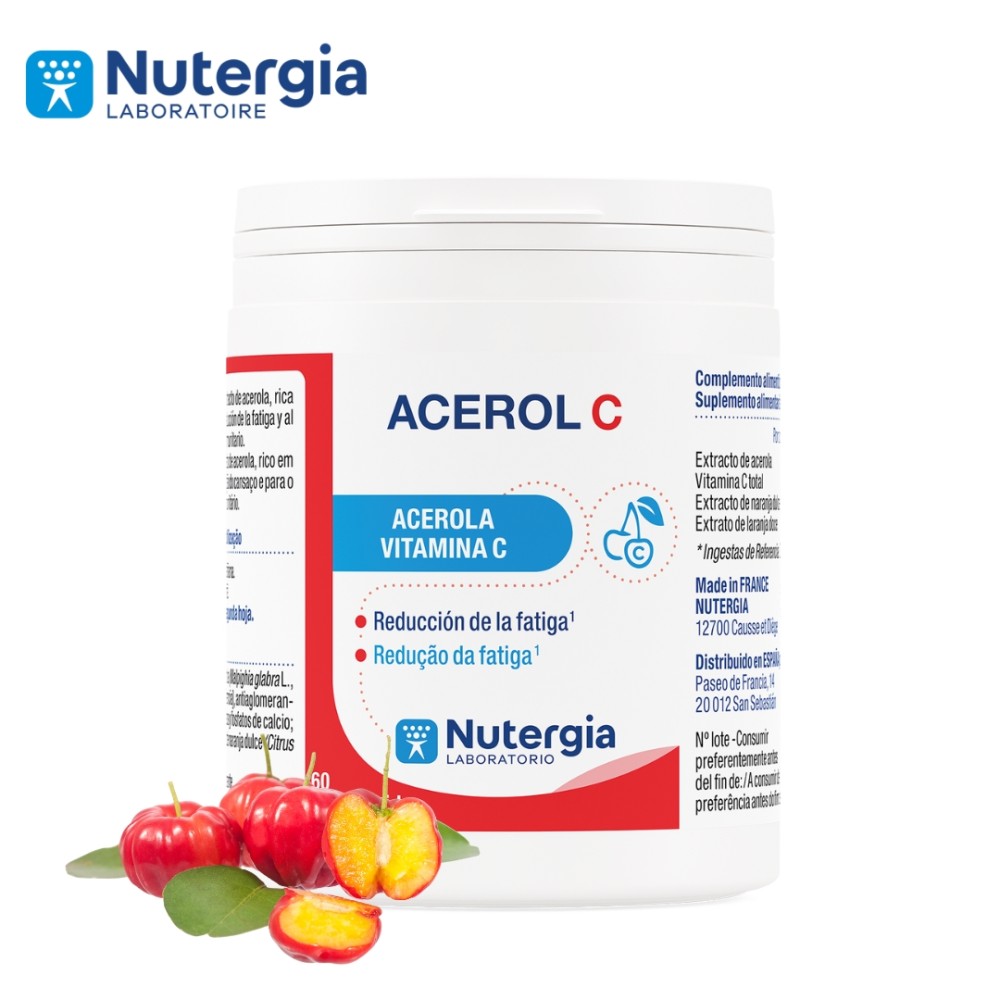 Comprar online ACEROL C 60 COMPRIMIDOS MASTICABLES NUTERGIA - Coliseum