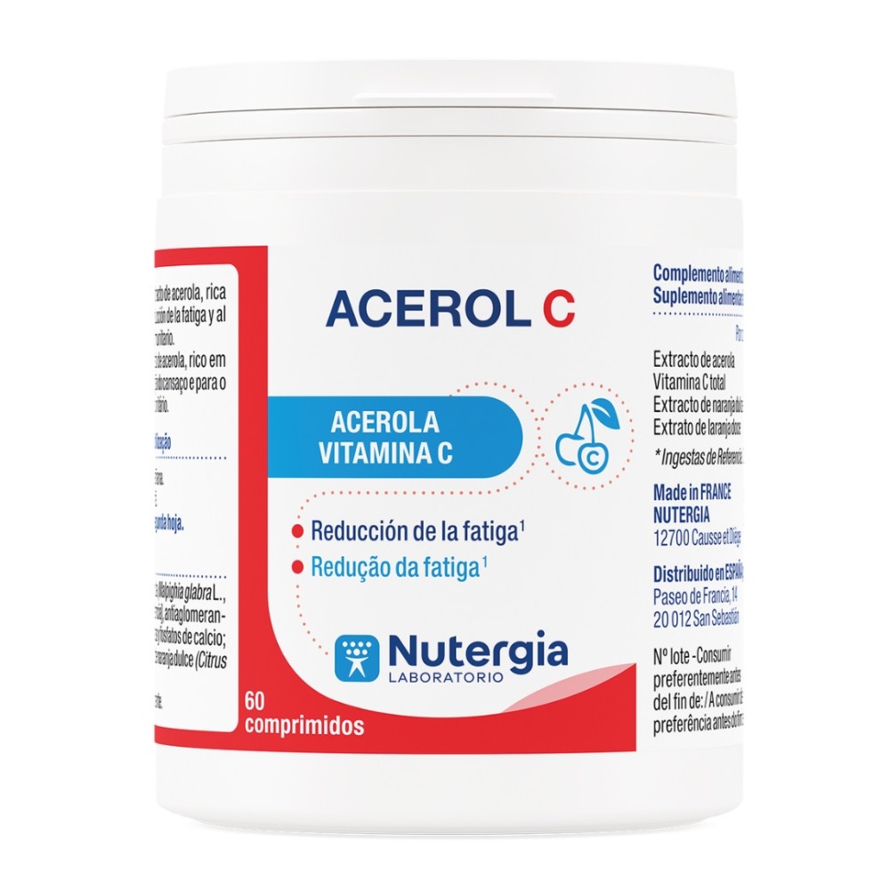 Comprar online ACEROL C 60 COMPRIMIDOS MASTICABLES NUTERGIA - Coliseum