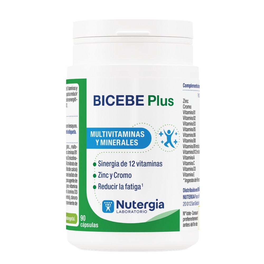 Comprar online BICEBE PLUS 90 CAP NUTERGIA - Farmacia Coliseum