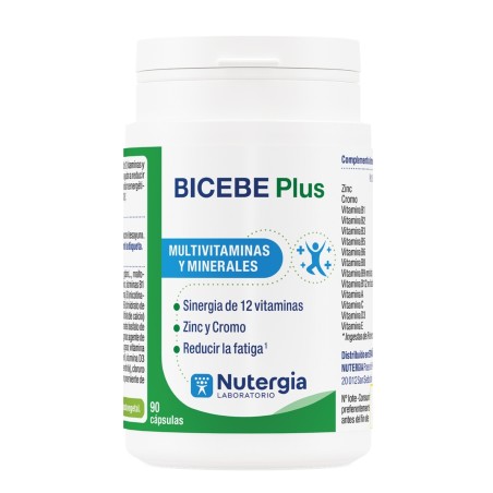 Comprar online BICEBE PLUS 90 CAP NUTERGIA - Farmacia Coliseum