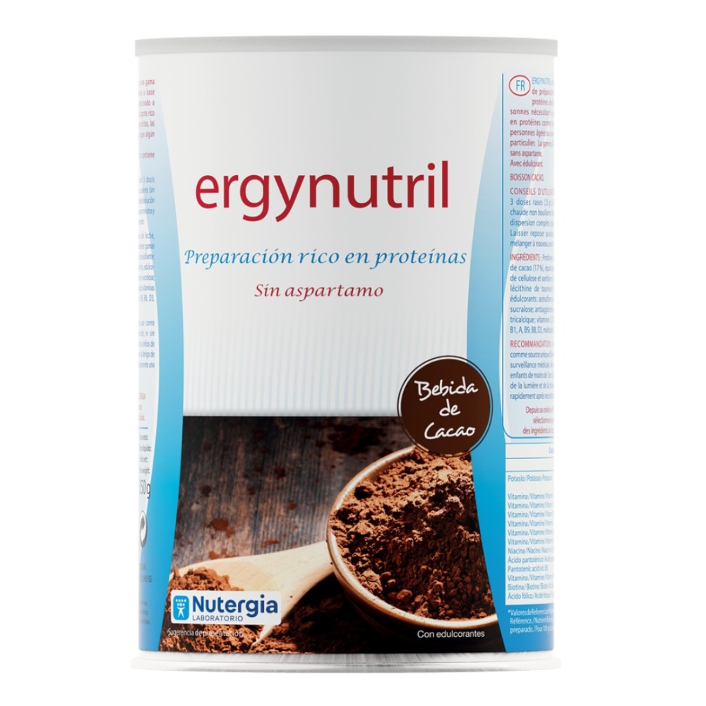 Comprar ERGYNUTRIL CACAO 350 G POLVO NUTERGIA online - Coliseum