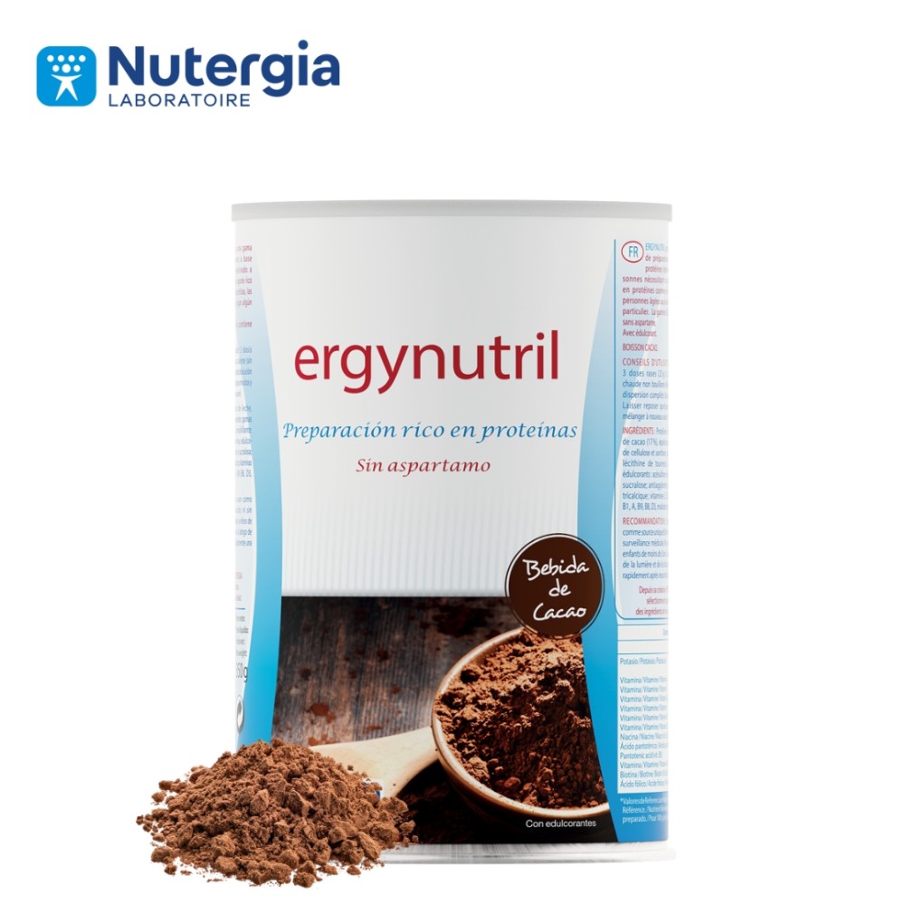 Comprar ERGYNUTRIL CACAO 350 G POLVO NUTERGIA online - Coliseum
