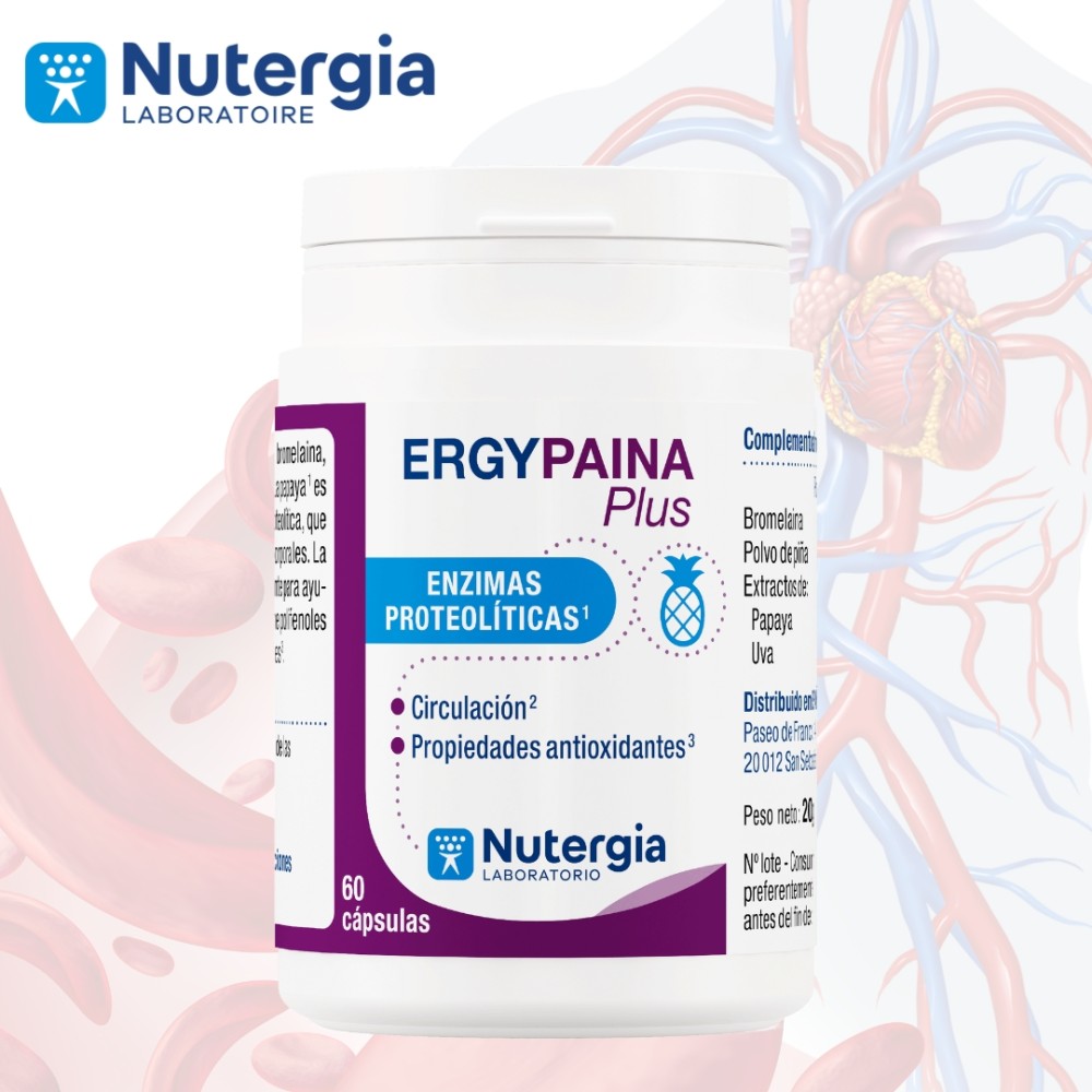 Comprar online ERGYPAINA PLUS 60 CAP NUTERGIA - Farmacia Coliseum