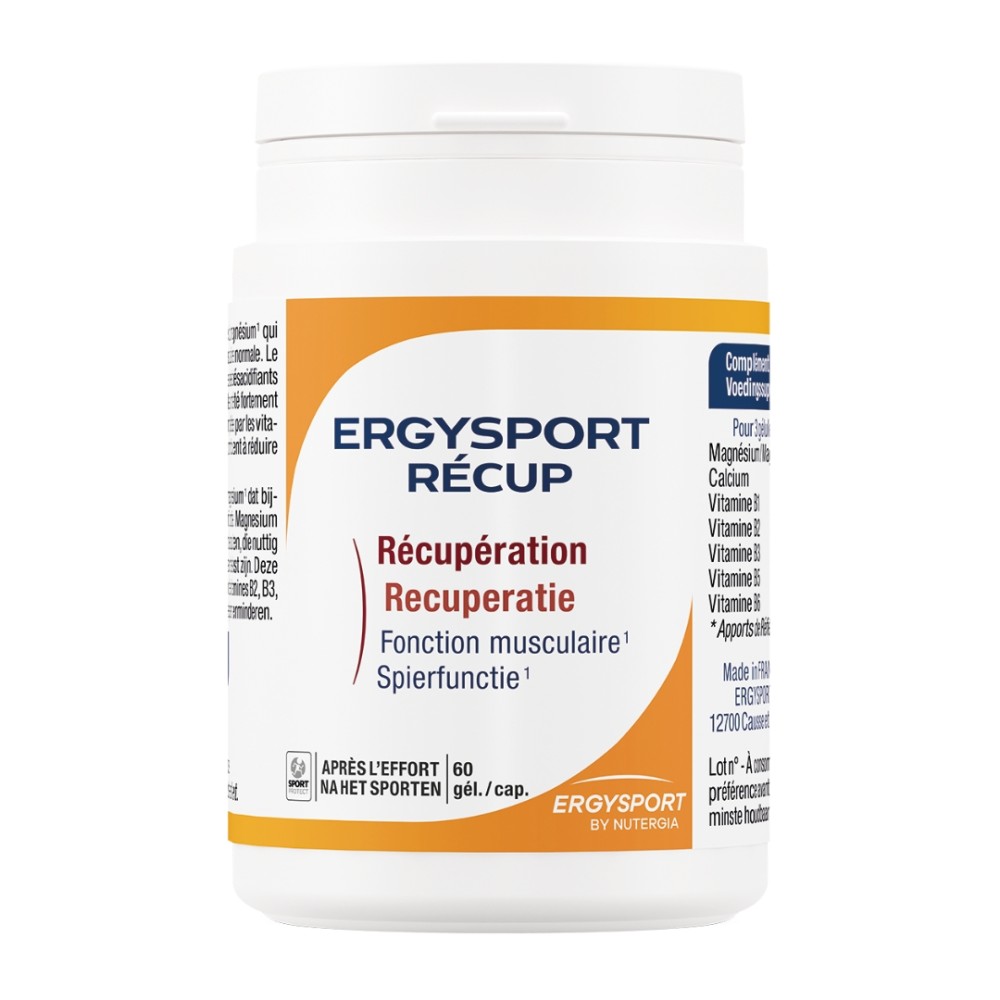 Comprar ERGYSPORT RECUP 60 CAP NUTERGIA online - Farmacia Coliseum