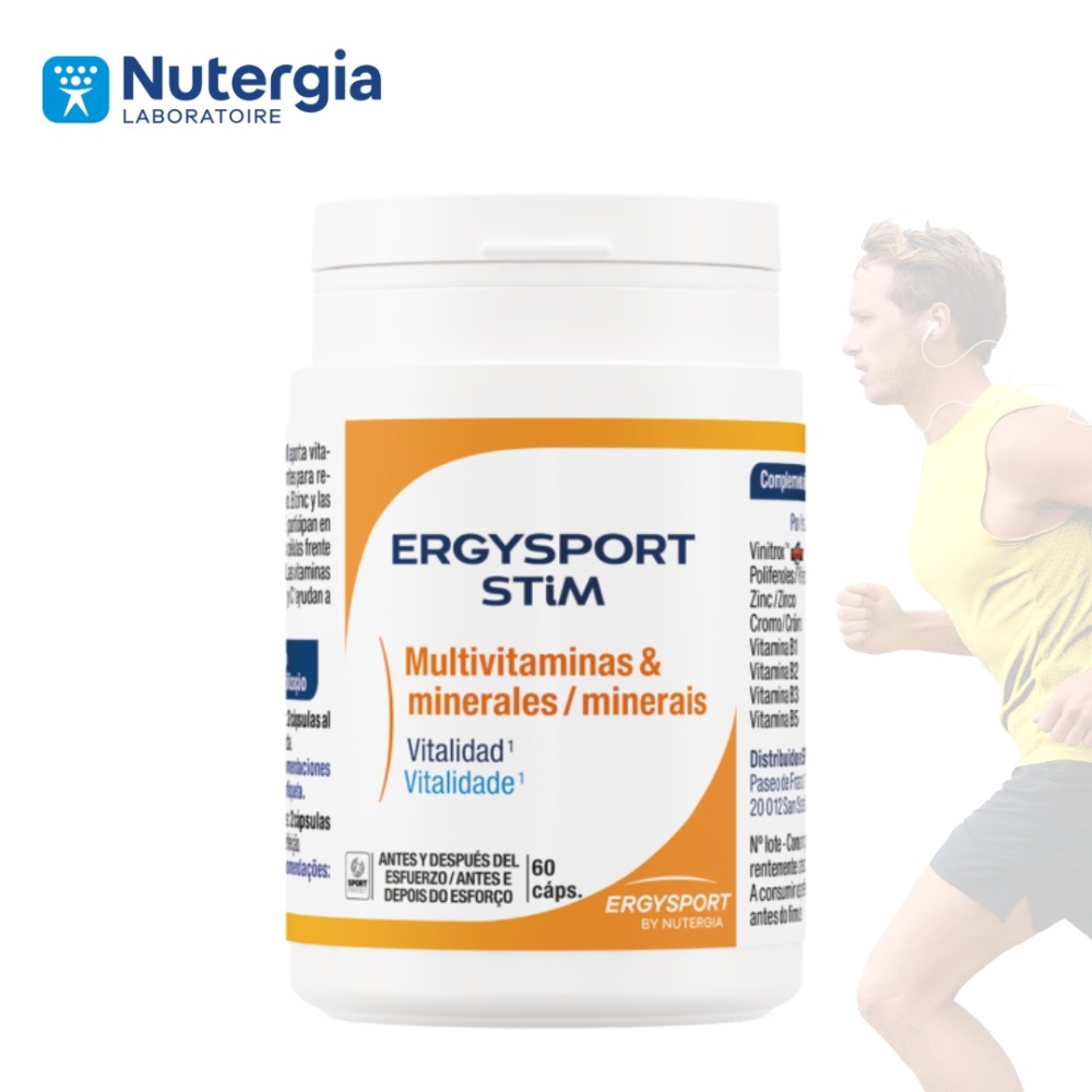 Comprar online ERGYSPORT STIM 60 CAP NUTERGIA - Farmacia Coliseum