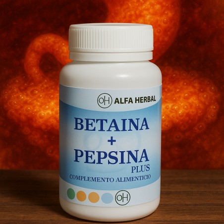 Comprar online BETAINA + PEPSINA 60 CAPS ALFA HERBAL - Farmacia Coliseum