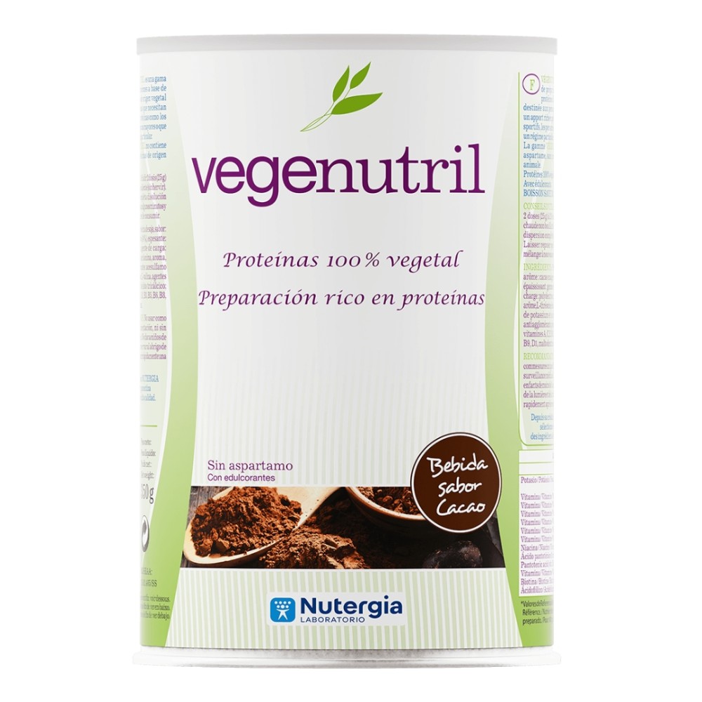 Comprar VEGENUTRIL CACAO 300 G NUTERGIA online - Farmacia Coliseum