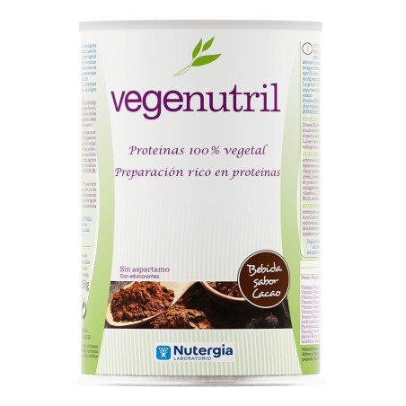 Comprar VEGENUTRIL CACAO 300 G NUTERGIA online - Farmacia Coliseum