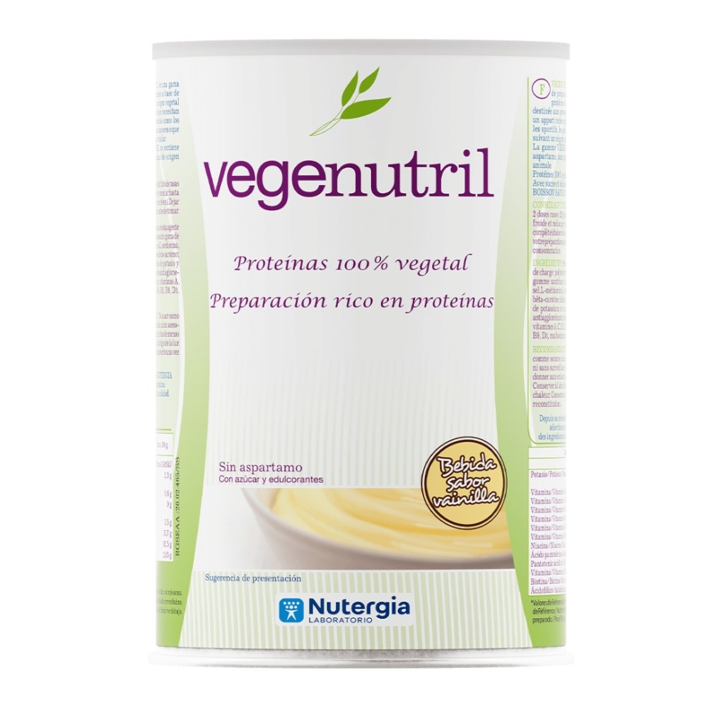 Comprar VEGENUTRIL VAINILLA 300 G NUTERGIA online - Farmacia Coliseum