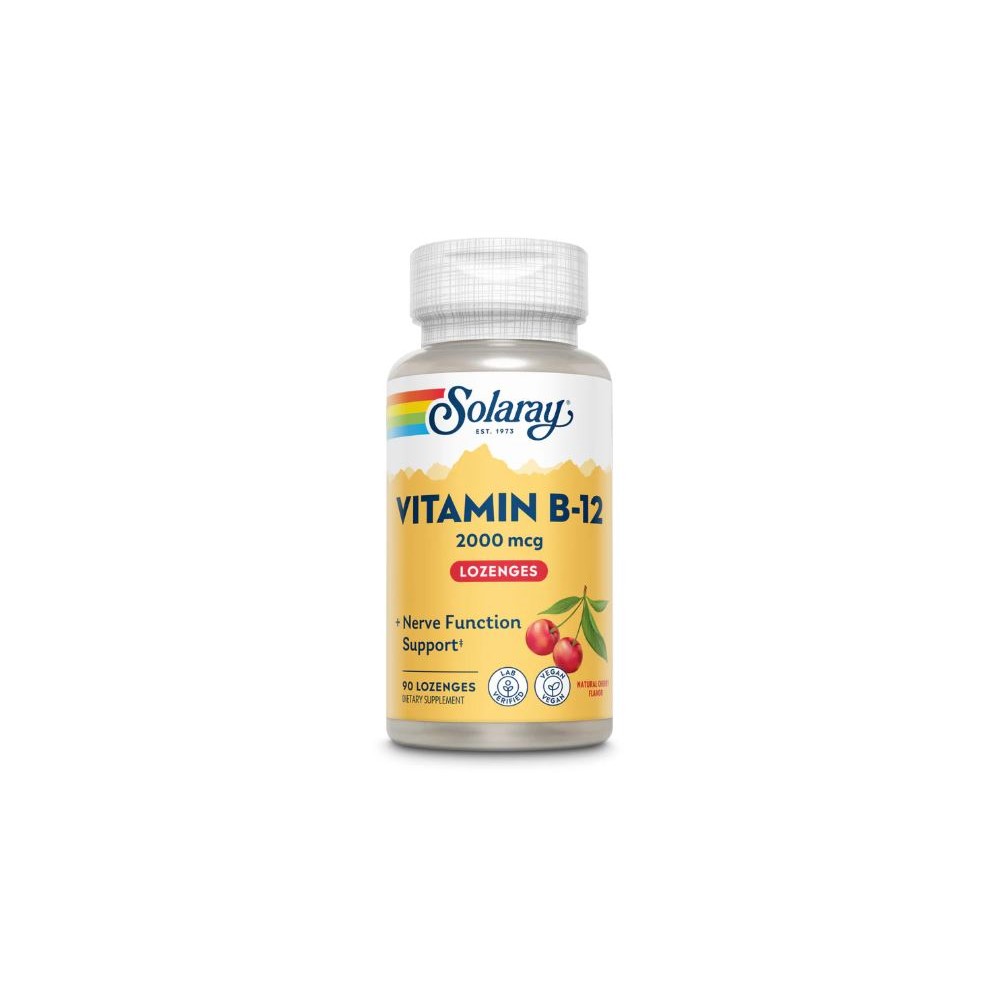 Comprar VITAMINA B-12 2000 MCG 90 COMP SUBLING SOLARAY online