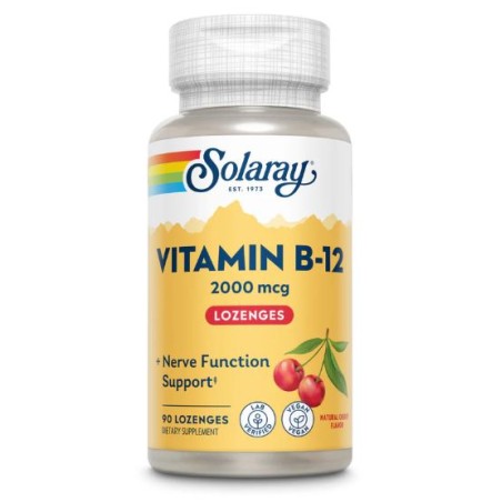 Comprar VITAMINA B-12 2000 MCG 90 COMP SUBLING SOLARAY online