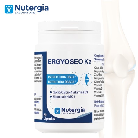 Comprar online ERGYOSEO K2 60 CAP NUTERGIA - Farmacia Coliseum