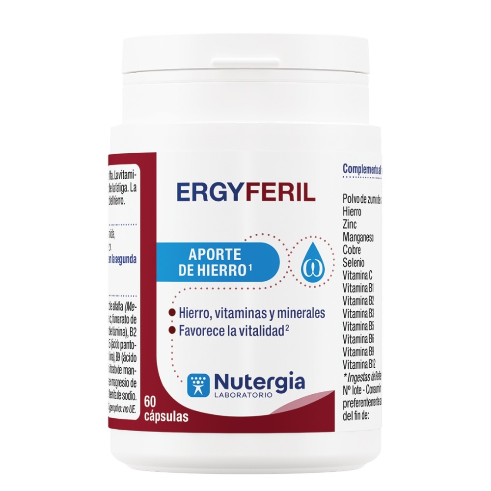 Comprar online ERGYFERYL 60 CAP NUTERGIA - Farmacia Coliseum