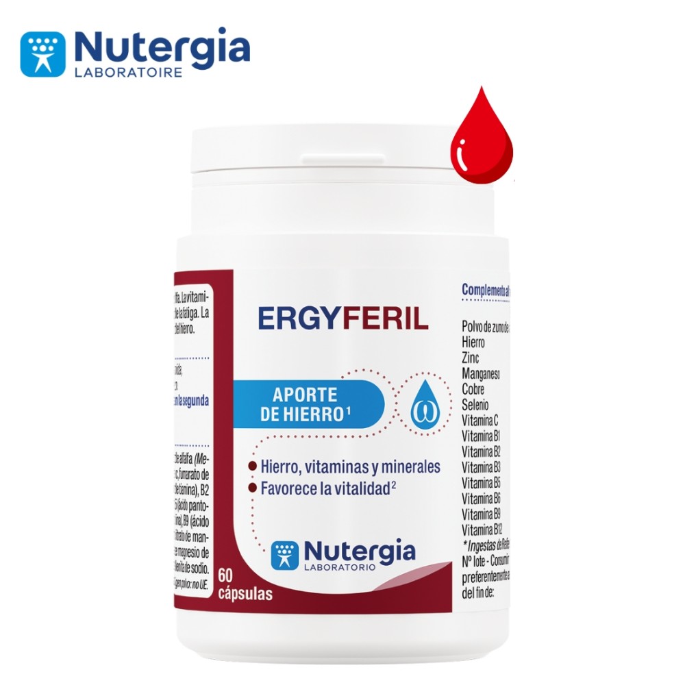 Comprar online ERGYFERYL 60 CAP NUTERGIA - Farmacia Coliseum