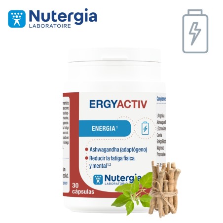 Comprar ERGYACTIV 30 CAP NUTERGIA online - Farmacia Coliseum