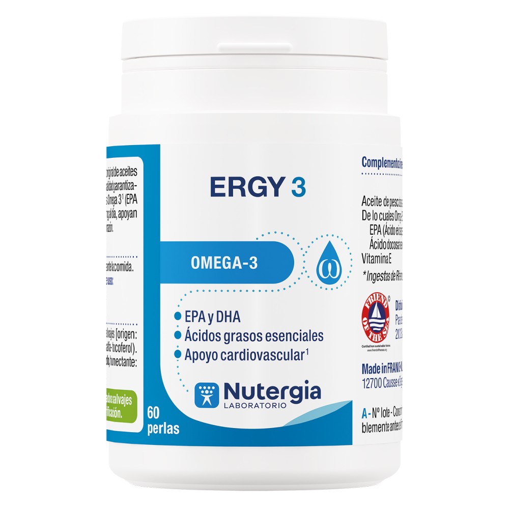 Comprar online ERGY-3 (OMEGA 3) 180 PERLAS NUTERGIA - Coliseum