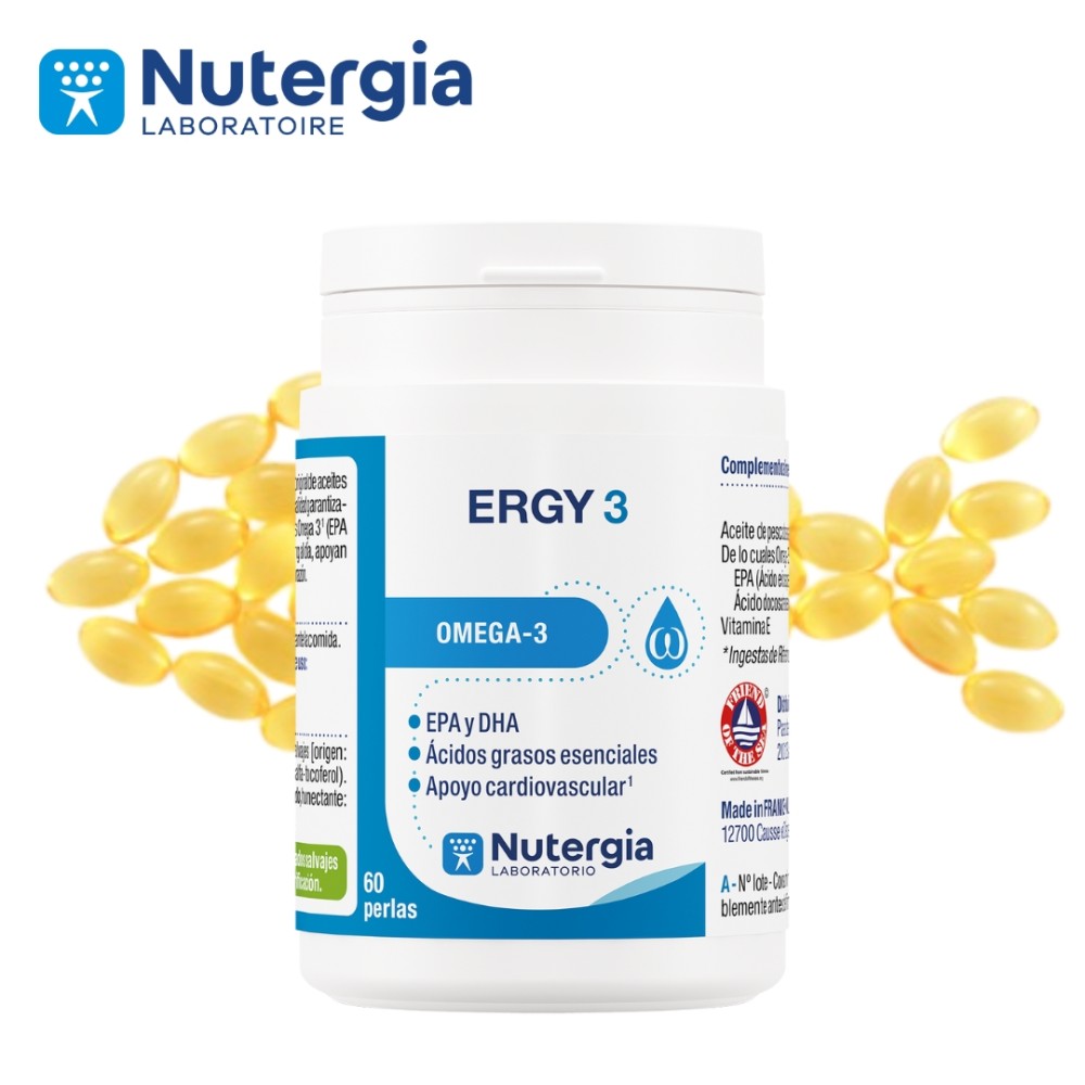 Comprar online ERGY-3 (OMEGA 3) 180 PERLAS NUTERGIA - Coliseum