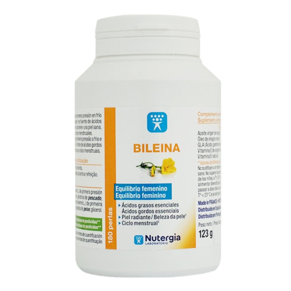Comprar online BILEINA (ONAGRA) 180 PERLAS NUTERGIA -Farmacia Coliseum