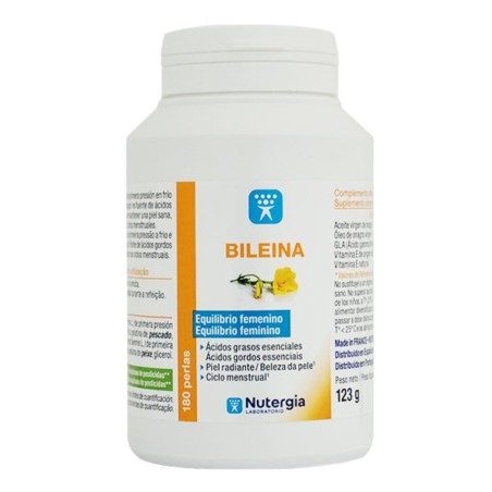 Comprar online BILEINA (ONAGRA) 180 PERLAS NUTERGIA -Farmacia Coliseum