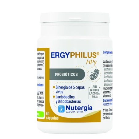 Comprar ERGYPHILUS HPY 60 CAP NUTERGIA online - Farmacia Coliseum
