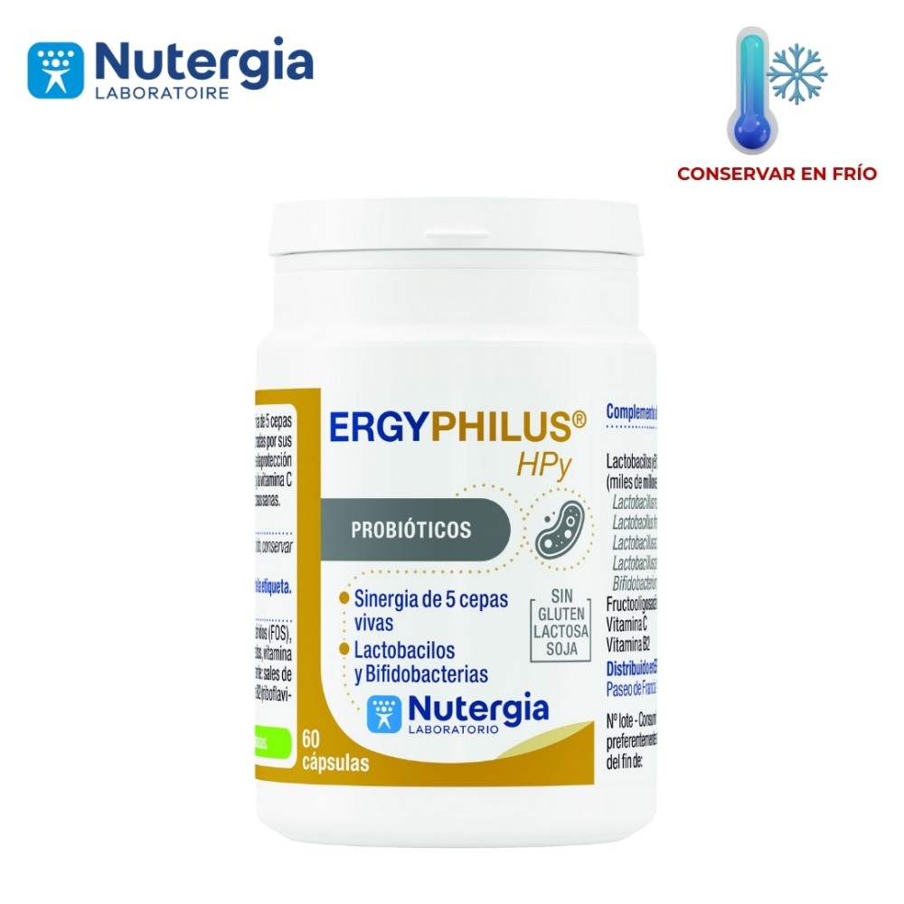 Comprar ERGYPHILUS HPY 60 CAP NUTERGIA online - Farmacia Coliseum