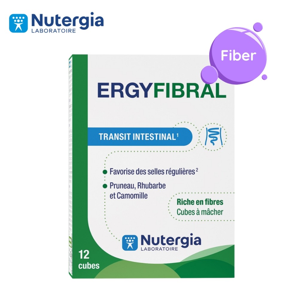 Comprar ERGYFIBRAL 12 CUBITOS MASTICABLES NUTERGIA online - Coliseum