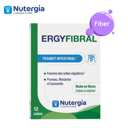 Comprar ERGYFIBRAL 12 CUBITOS MASTICABLES NUTERGIA online - Coliseum