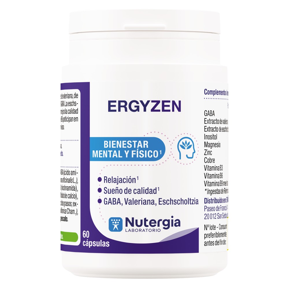 Comprar online ERGYZEN 60 CAPS NUTERGIA - Farmacia Coliseum