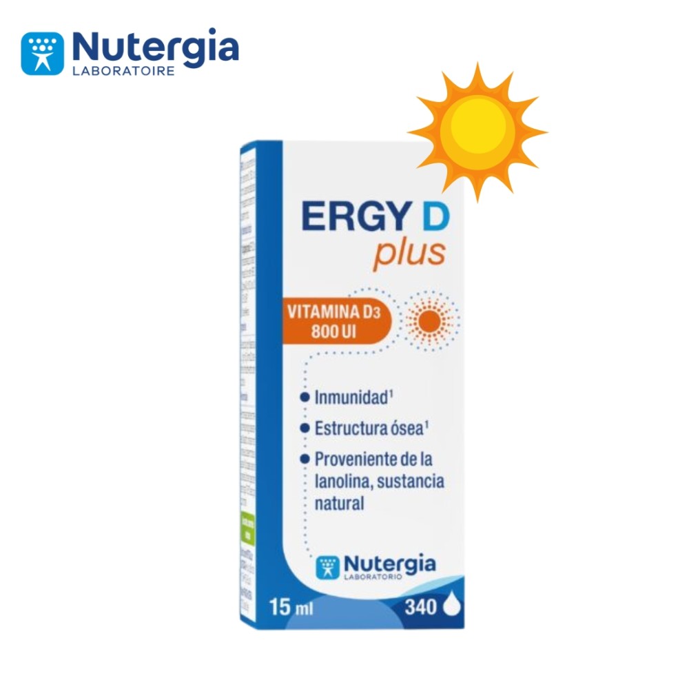 ERGY-D PLUS VITAMINA D3 COLECALCIFEROL 800 UI 15 CC NUTERGIA
