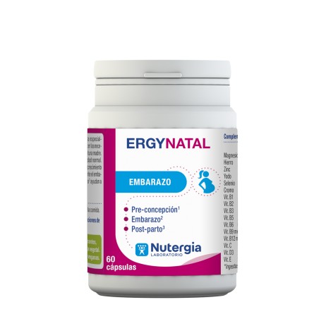Comprar ERGYNATAL 60 CAP NUTERGIA online - Farmacia Coliseum