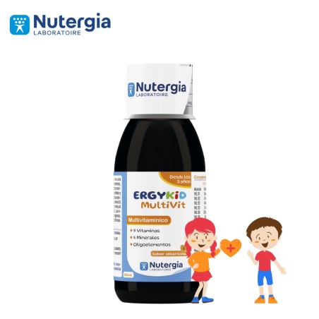 Comprar ERGYKID MULTIVIT 150 CC NUTERGIA online - Farmacia Coliseum