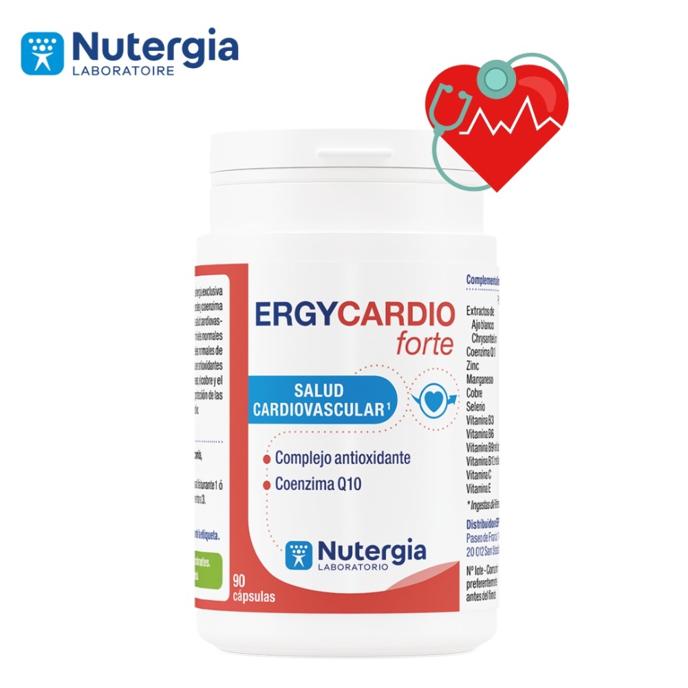 Comprar online ERGYCARDIO FORTE 90 CAP NUTERGIA - Farmacia Coliseum