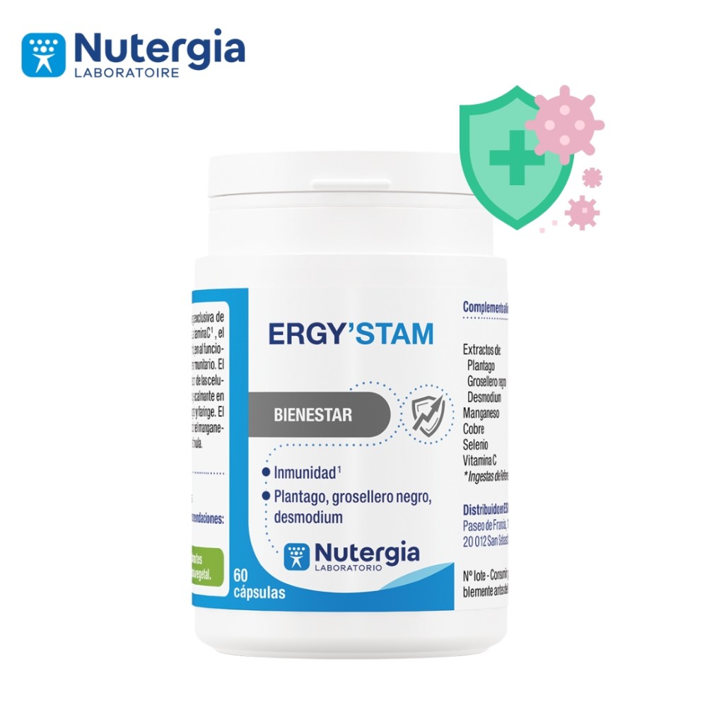 Comprar ERGYSTAM 60 CAP NUTERGIA online - Farmacia Coliseum