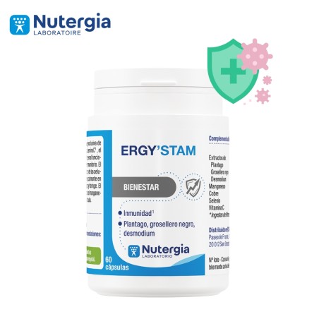 Comprar ERGYSTAM 60 CAP NUTERGIA online - Farmacia Coliseum