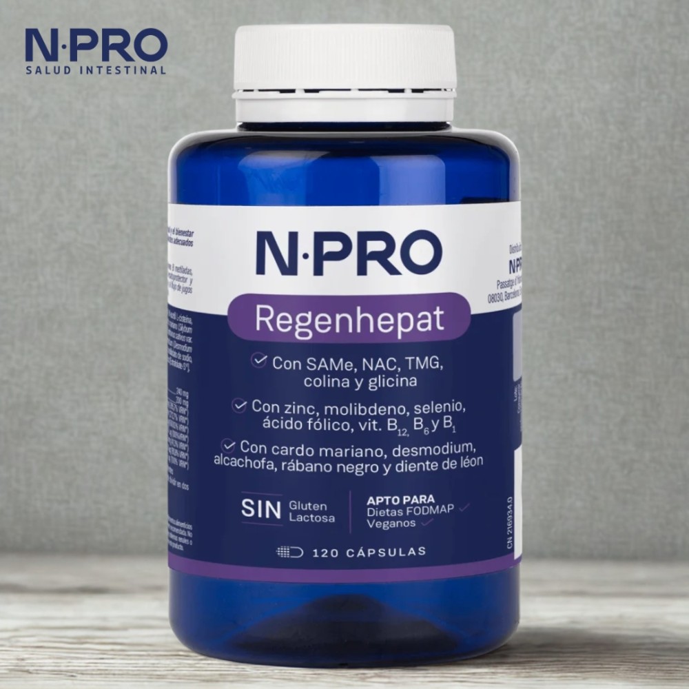 Comprar online NPRO REGENHEPAT 90 CAP NATURAL PROBIOTICS - Coliseum