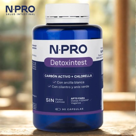 Comprar online NPRO DETOXINTEST 90 CAP NATURAL PROBIOTICS - Farmacia Coliseum